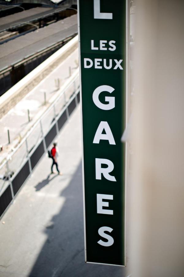 Hotel Les Deux Gares Paris Exterior foto